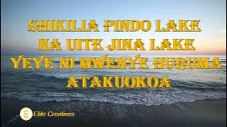 Shikilia Pindo Lake By Healing Worship Team Lyrics Video