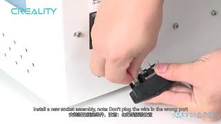 Service tutorial CR 5 Pro switch and socket replacement