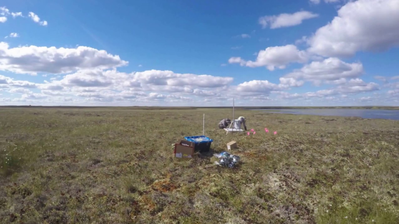 Building CO2 monitoring stations in the YK Delta of Alaska