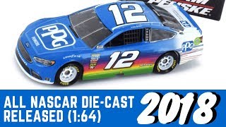 All 2018 NASCAR Die-Cast Released (1:64)