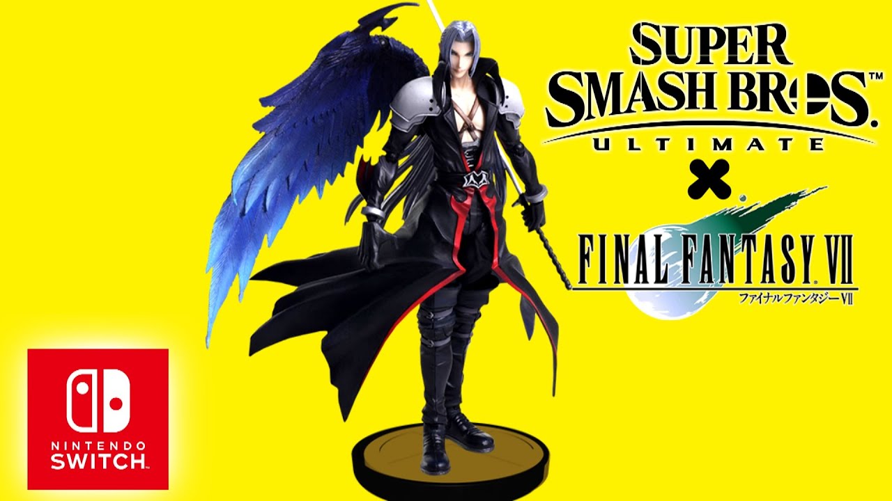 Sephiroth Amiibo Reveal (Smash Ultimate x Final Fantasy VII)
