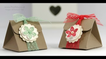 Tip Top Taupe Triangular Treat Box Tutorial