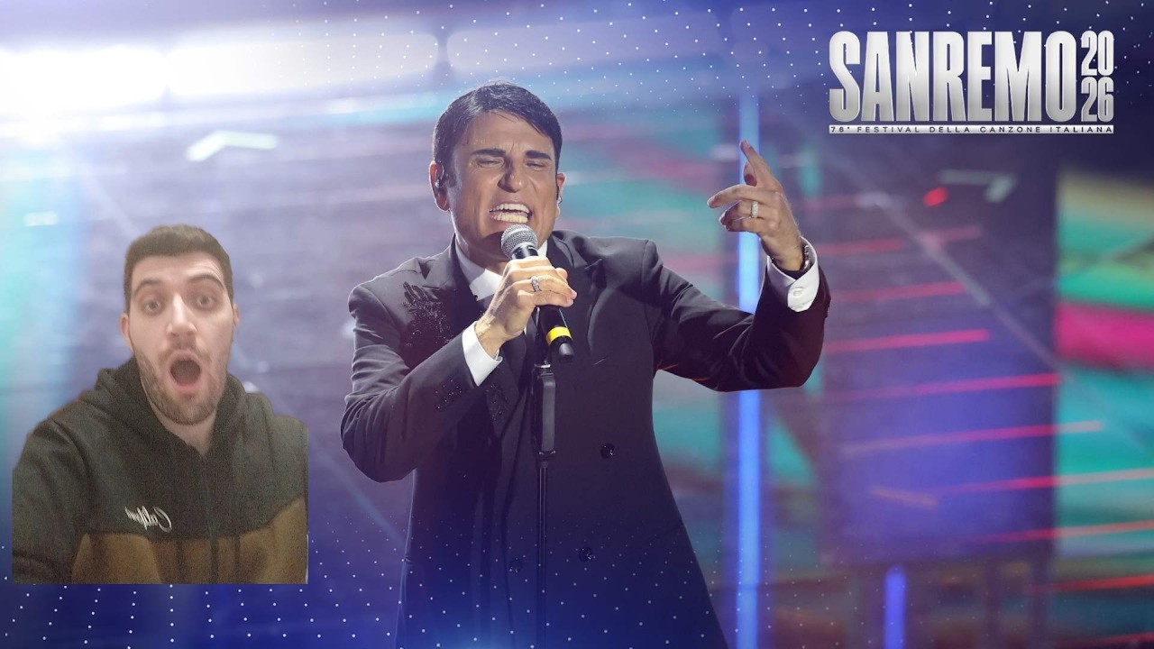 Sal Da vinci canta Per sempre si | Sanremo 2026 | ITALY EUROVISION 2026 REACTION