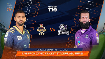 2025 Abu Dhabi T10 I Match 21 Highlights: Deccan Gladiators vs Ajman Titans | Season 9