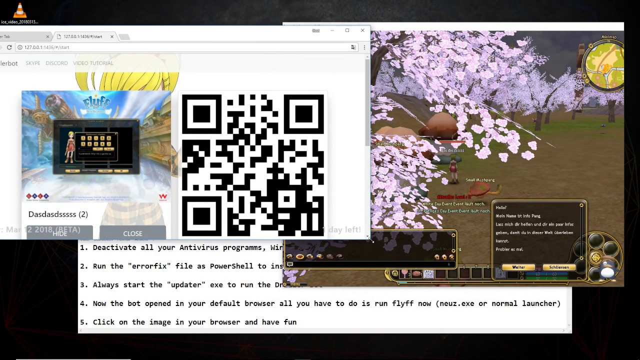 Official Flyff Driller Level Bot Installation Video 2018