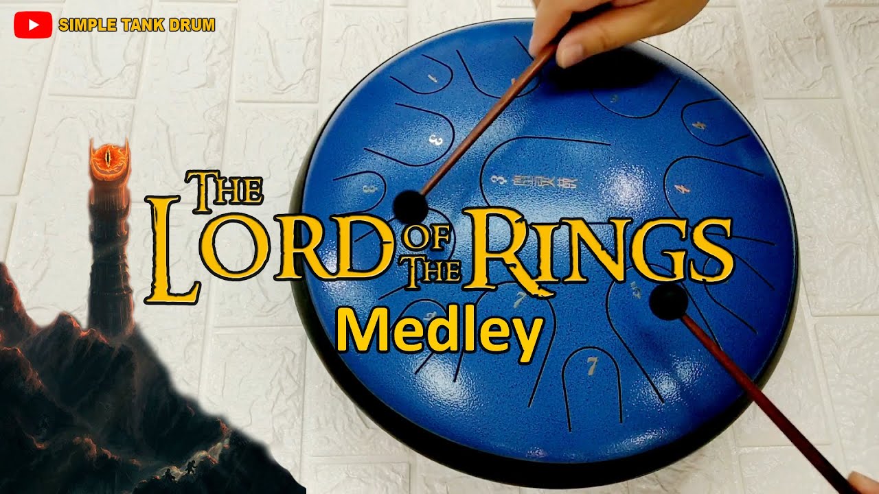 The Lord of The Rings Medley Simple Tank Drum Cover with Tabs (Ebook