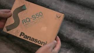 Panasonic RQ-S50 demo (unboxing and review) - YouTube