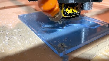 First Acrylic CNC Cuts on the MPCNC, a DIY CNC Router. November 2022. Three Lessons Learned.