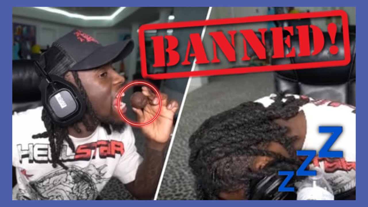 Kai Cenat BANNED on Twitch after being "Too High" on Stream! YouTube