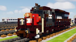 Minecraft Southern Pacific SD45 Locomotive Tutorial