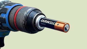 Just insert an old battery into Drill and you will be amazed at the results |  Creation Tips