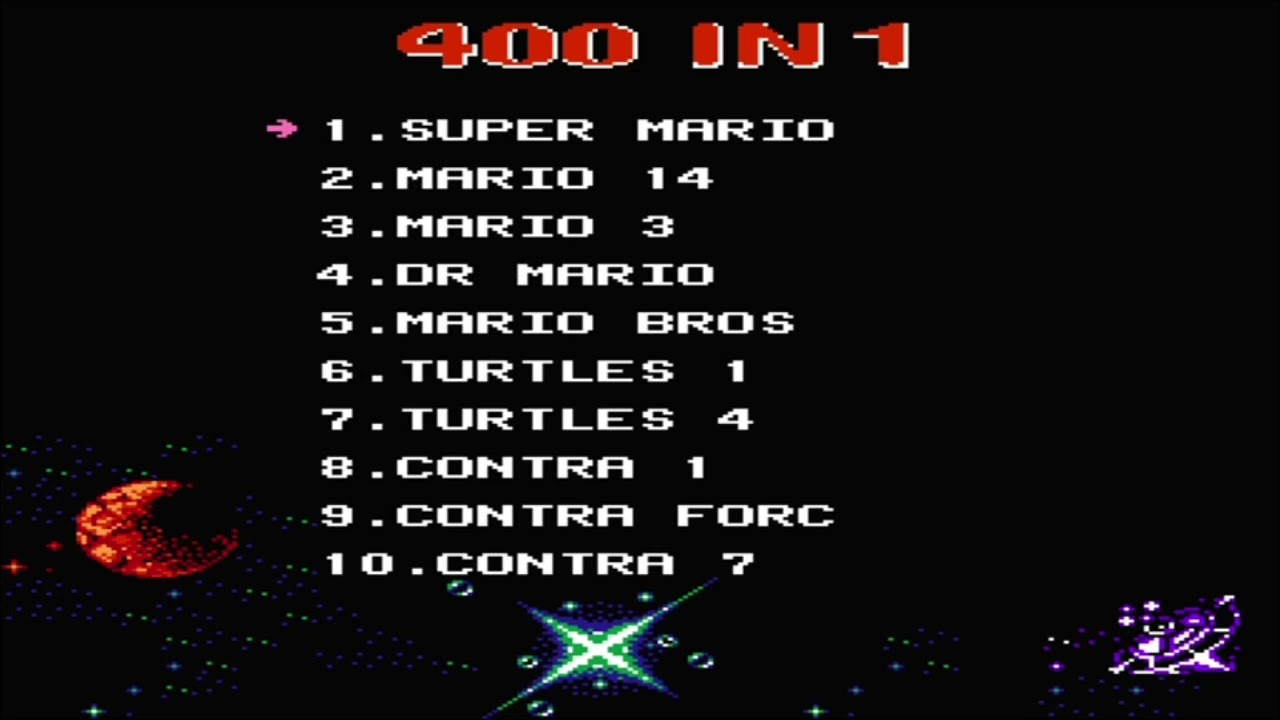 Sup 400-in-1 V1 (OST) - Chinese Gamelist