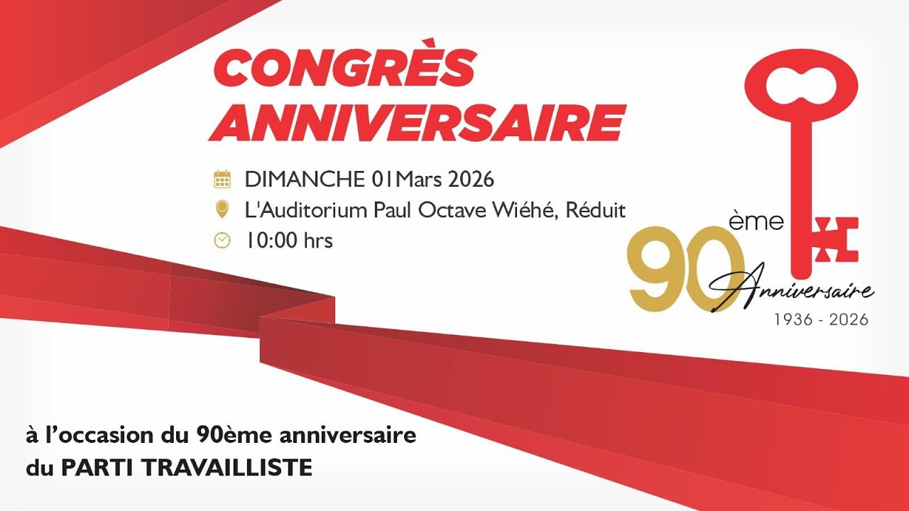 [En direct] : Congrès du PTr pour marquer ses 90 ans d'existence