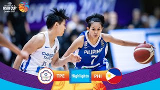 Chinese Taipei - Philippines | Highlights