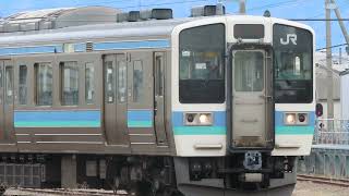 211系ナノN324編成検査入場　長野総合車両センター