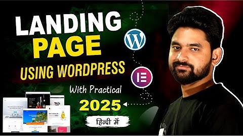 How to Create Sales Landing Page in WordPress | Landing Page WordPress Tutorial 2024 #Landingpage