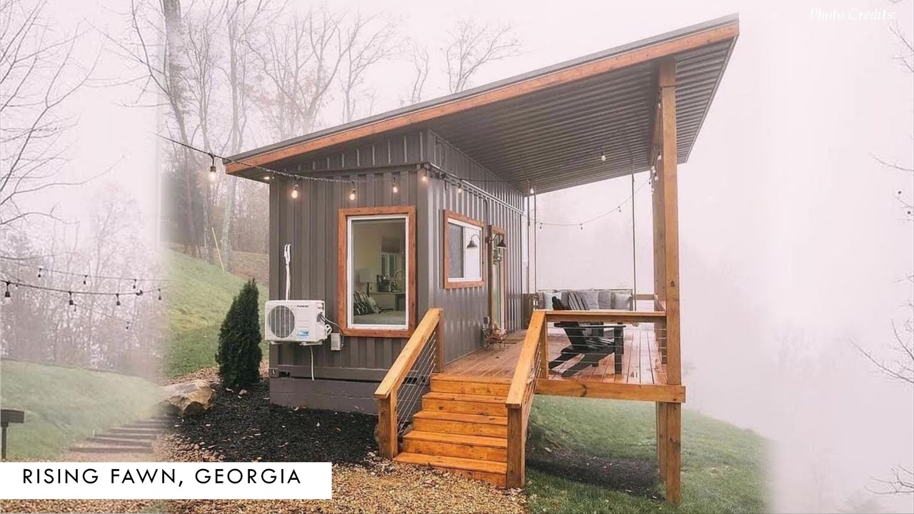 Shipping Container Tiny Home in Rising USA YouTube