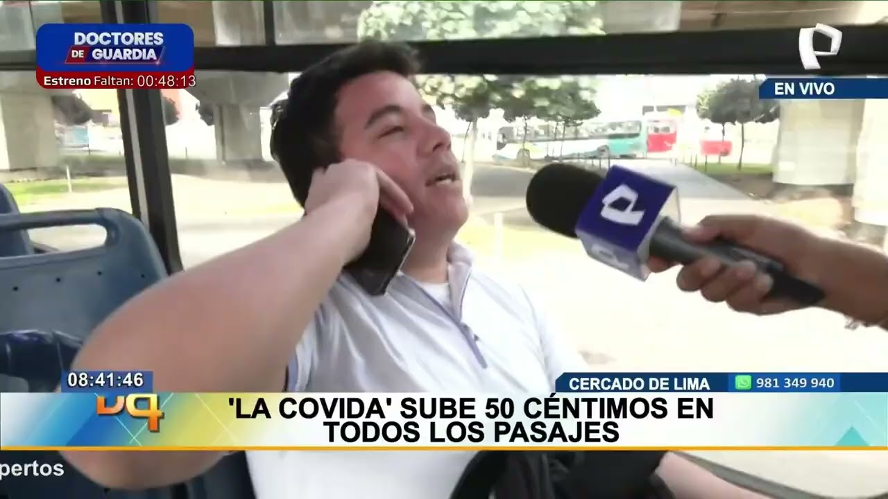 Crisis energética: buses de transporte elevan tarifas ante restricciones de combustible