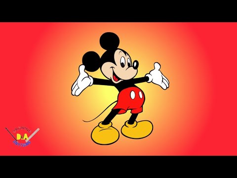 drawing-anything---mickey-mouse-|-cara-menggambar-mickey-mouse---disney
