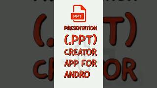 Best Free PPT Presentation Creator App For Android screenshot 1
