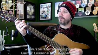 Hey Julie - Fountains of Wayne - Lefty Beginner Acoustic Guitar Lesson screenshot 5