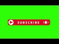 4K Youtube Subscribe Green Screen I Easy to Use ( No Copyright ) #greenscreen #animation #lowerthird