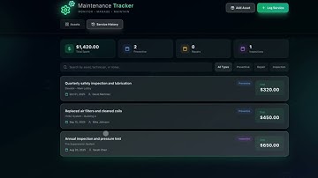 Create a Smart Maintenance Tracker | Taskade Genesis