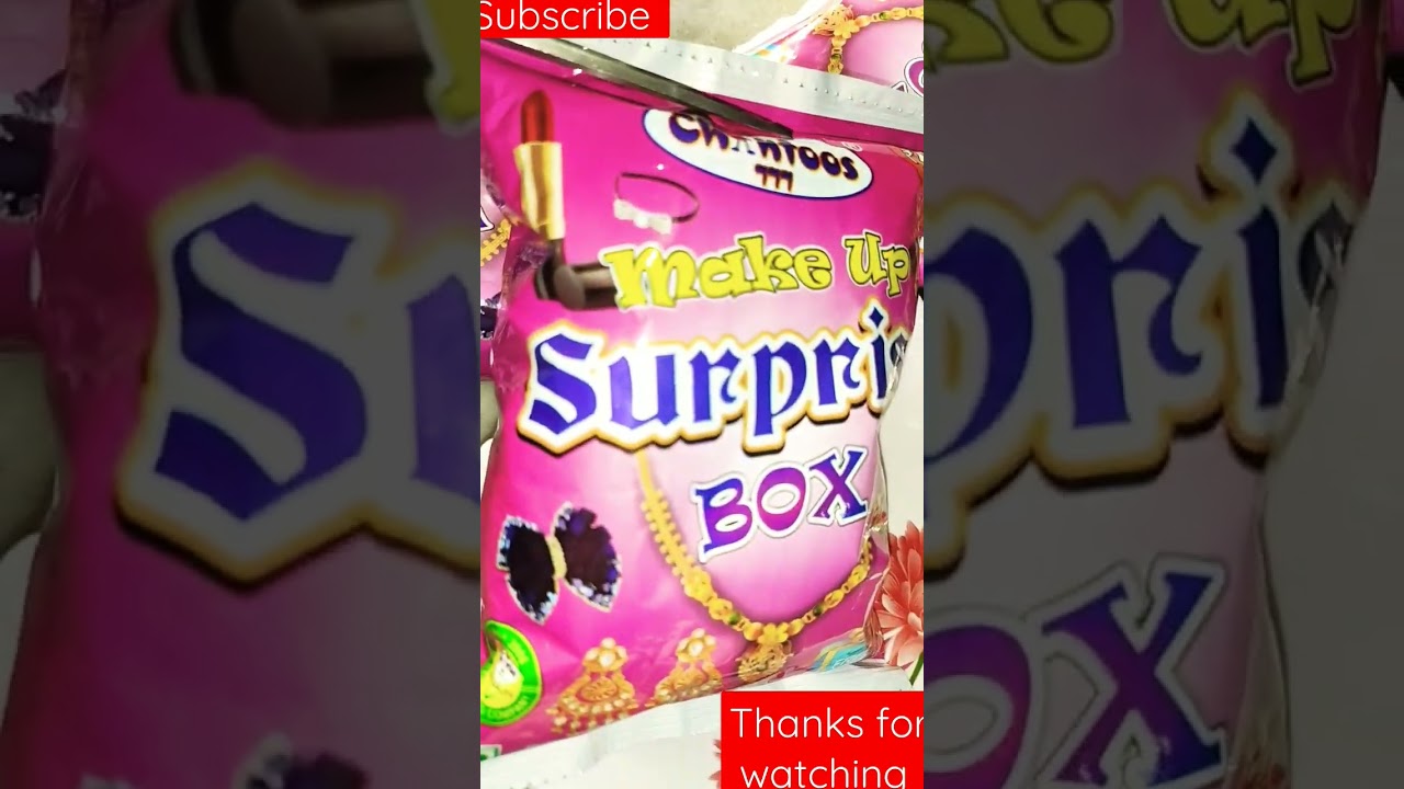 real silver pandit🙊l make up surprise in box l makeup surprise box unboxing