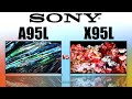 Sony BRAVIA® XR A95L QD-OLED vs X95L Mini LED TV Comparison | A95L vs X95L | Which is the best ?