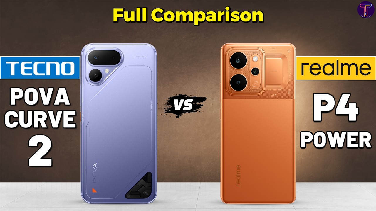 Tecno Pova Curve 2 vs Realme P4 Power : Full Comparison 😲❓