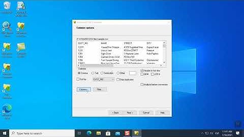 CSV to SQL Conversion