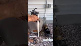 PREP POOL EQUIPMENT FOR CLOSING POOL #swimmingpool #pool #howto #shorts