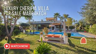 Luxury Cherifia Villa For Sale Marrakech
