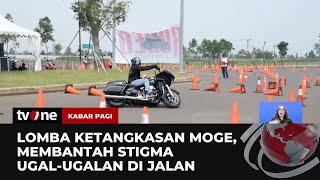 Pengendara Motor Besar Harley Unjuk Kompetensi dan Ketangkasan di HI DRONE 2 | Kabar Pagi tvOne