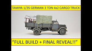 Tamiya 1/35 German 3 Ton 4x2 Cargo Truck - 