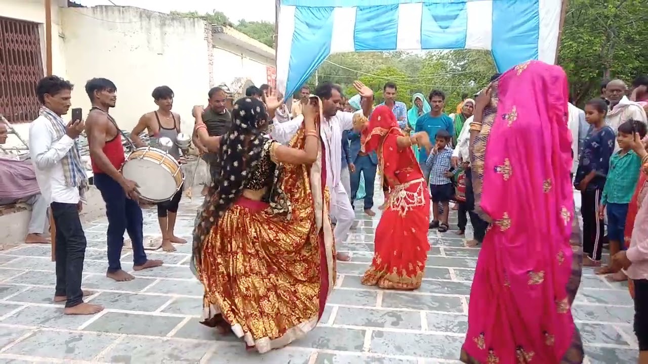 बगाज माता मंदिर राई नई बहू का डांस