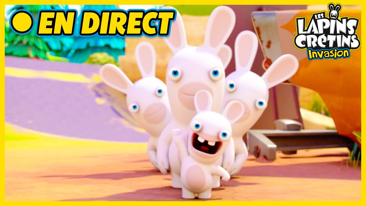 🔴 Toute la famille des Lapins Crétins débarque ?! 🐰 Meilleurs Épisodes 🤣 Dessin Animé pour Enfants
