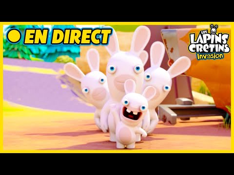 🔴 Toute la famille des Lapins Crétins débarque ?! 🐰 Meilleurs Épisodes 🤣 Dessin Animé pour Enfants