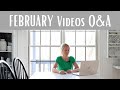 February Recap Video ~ Am I tired of white walls? ~ What is my least favorite chore?