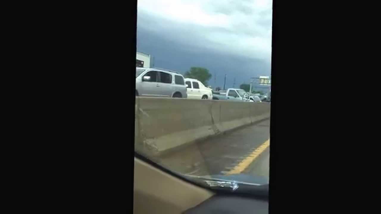 05.10.2015 Storm,Missouri ,Saint Louis big car crush