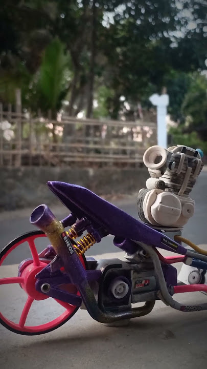 waduh berubah jadi keren banget miniatur aerox nya 😱 #miniatur #drag #viral