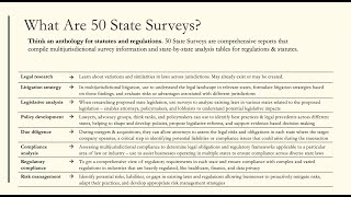 Guide to 50 State Surveys