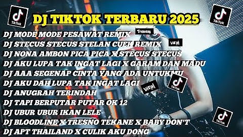 DJ TIKTOK TERBARU 2025-🎵 DJ DJ MODE MODE PESAWAT REMIX 🎵 DJ COBA COBA JALANIN DULU FULL ALBUM