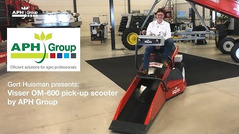 APH Group In-store Solutions - Visser OM 600 pick-up scooter by APH Group