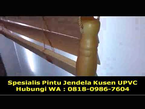 Cara pasang jendela  toilet  UPVC splus di Bandung WA 