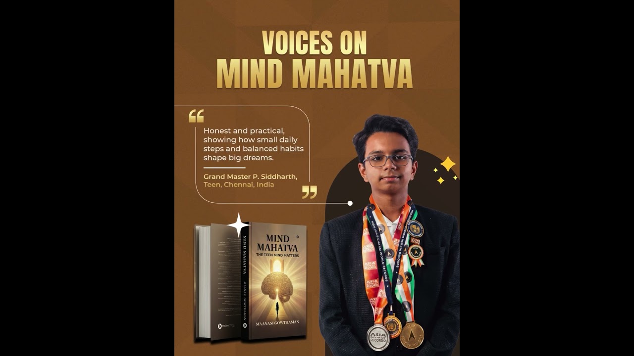 Thank you, Grand Master P. Siddharth!