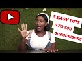 HOW TO GROW FROM 0 TO 500 SUBSCRIBERS ON YOUTUBE 2020 || SMALL YOUTUBER 5 TIPS