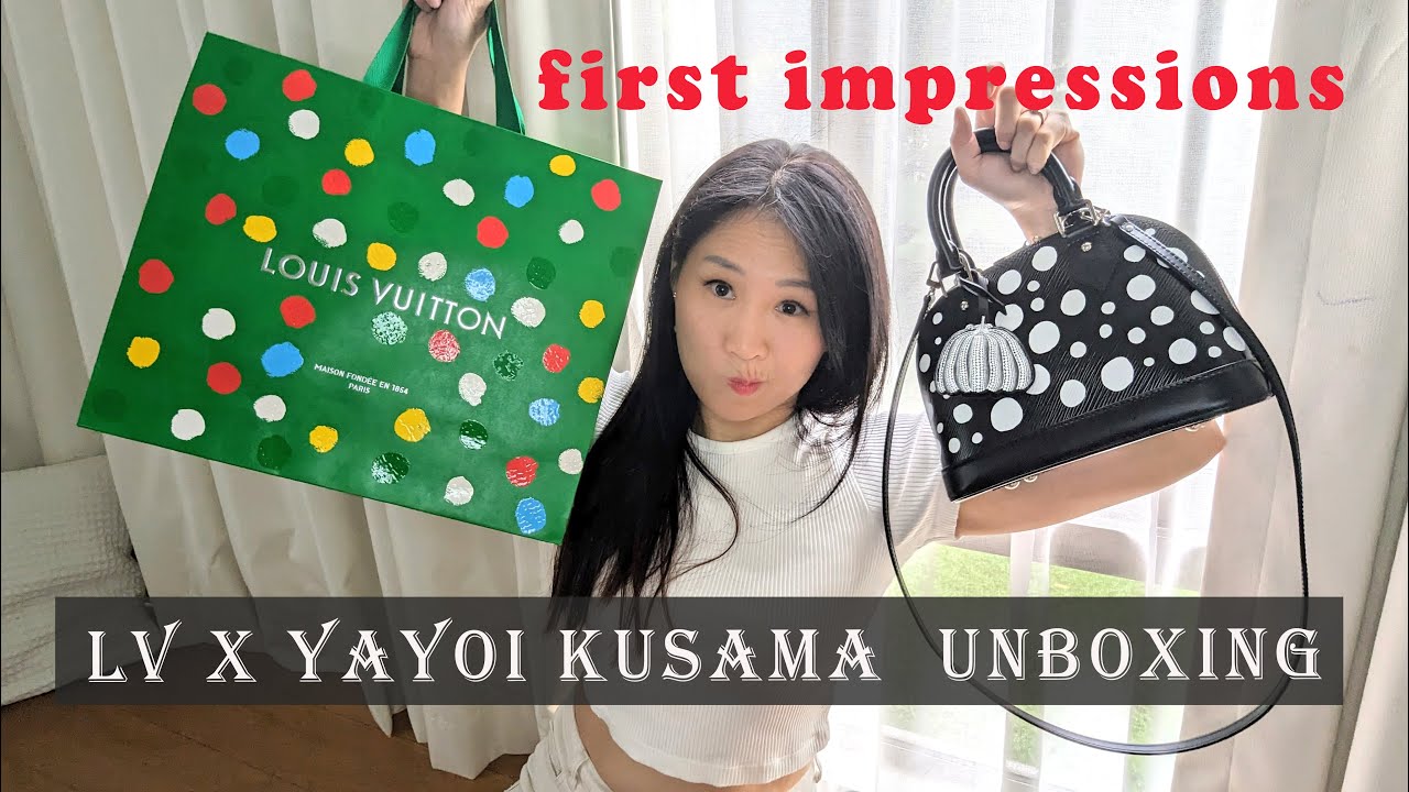 LV Louis Vuitton ショップ袋 空箱 Yayoi Kusama LV Yayoi Kusama First Impressions & Unboxing - YouTube
