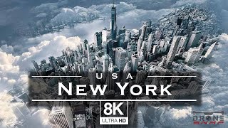 New York City - Manhattan, USA ?? - by drone in 8K UHD