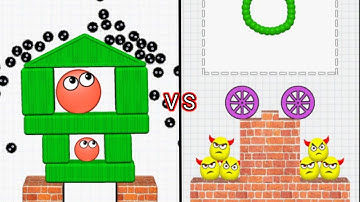 Hide Ball (brain teaser) 🆚 Draw to smash gameplay 🎮